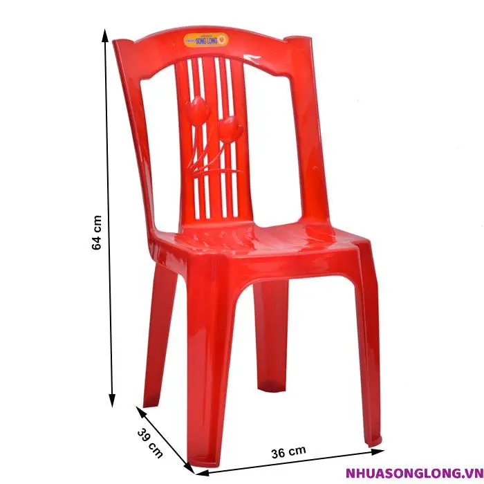 Ghế tựa đôi bông nhựa Song Long