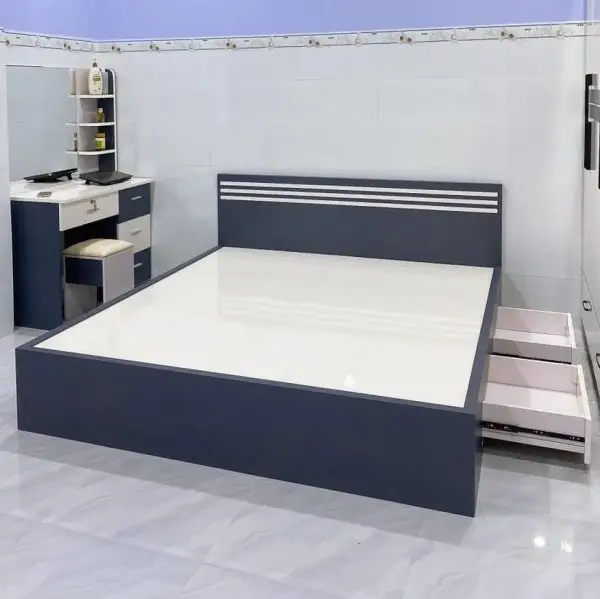 Giường Ngủ Nhựa 2 ngăn kéo tiện lợi Vincoplast – GVP04