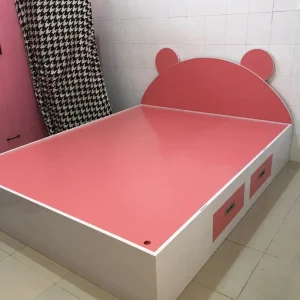 Giường ngủ cho bé gái 1m4 nhựa Zukoplast GZK08