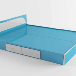 Giường ngủ cho bé trai 1m4 nhựa Zukoplast GZK09