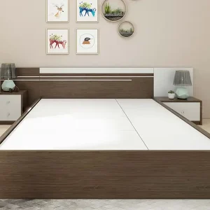 Giường ngủ nhựa Hàn Quốc hiện đại thanh lịch GHQ01