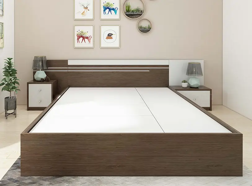 Giường ngủ nhựa Hàn Quốc hiện đại thanh lịch GHQ01