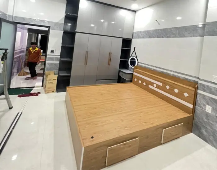 Giường ngủ nhựa master cỡ lớn 2m2x2m Vincoplast GVP03