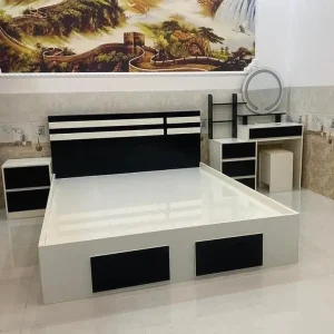 Giường nhựa cao cấp hiện đại 1m6x2m Vincoplast GVP01
