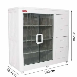 Tủ nhựa gấp Song Long Teddy 4316