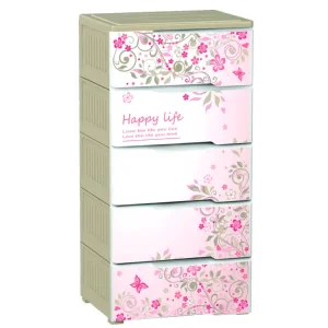 Tủ nhựa bé gái Đại Đồng Tiến cao cấp Polyn Happy life