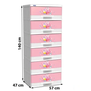 Tủ nhựa cho bé Đại Kiểu Duy Tân 6 ngăn nhiều màu