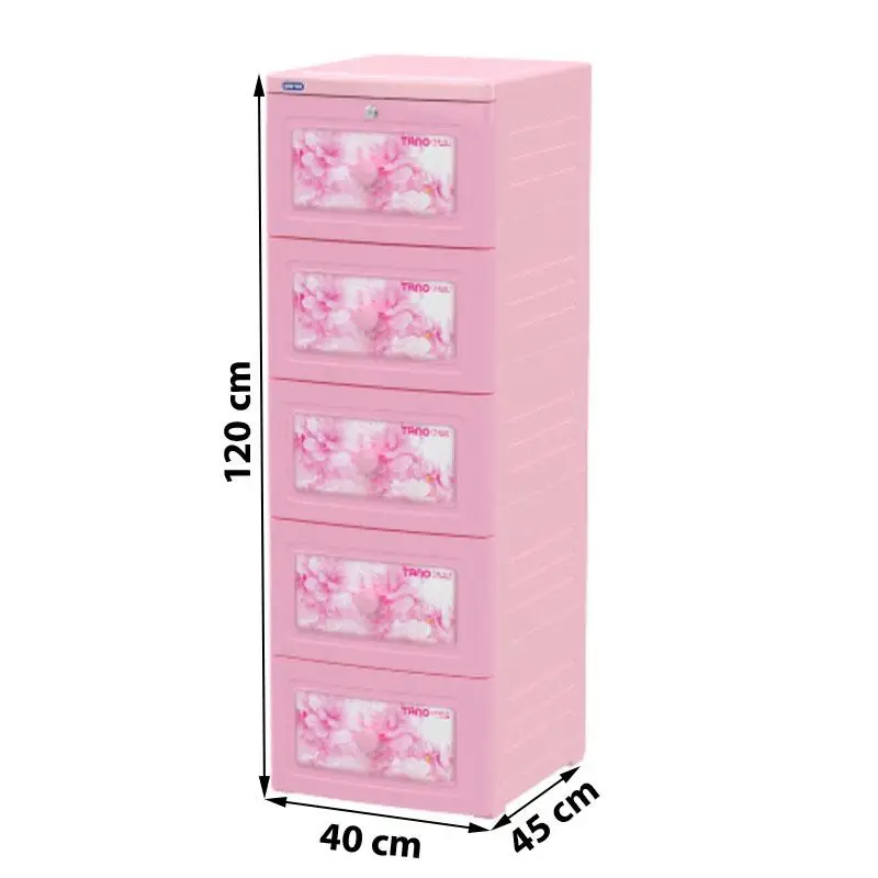 Tủ nhựa cho bé trai - gái Tano Duy Tân 5 tầng đủ màu sắc - Image 5