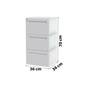 Tủ nhựa đựng đồ Homi Duy Tân 3 ngăn 3L