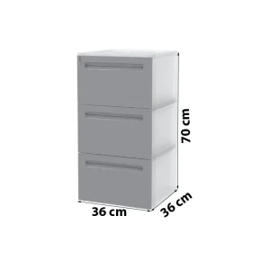 Alternative view of Tủ nhựa đựng đồ Homi Duy Tân 3 ngăn 3L