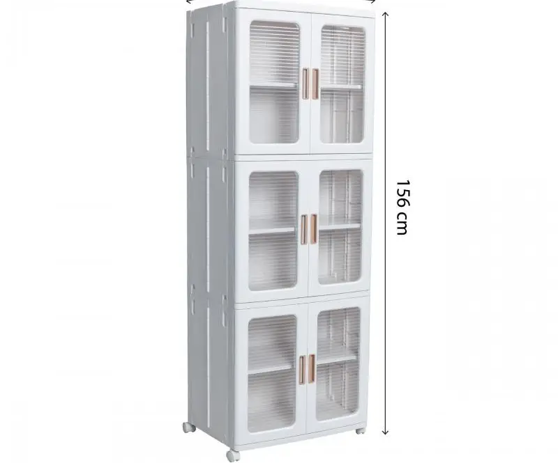 Tủ nhựa gấp Song Long size L 3 tầng 4096