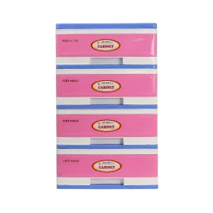Tủ nhựa kiểu Việt Nhật 4 tầng 3804