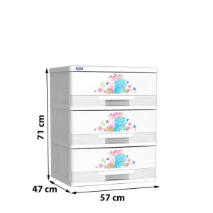 Tủ nhựa quần áo Đại Kiểu Duy Tân 3 ngăn nhiều màu