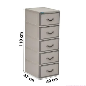 Alternative view of Tủ nhựa quần áo Song Long T222 5 tầng