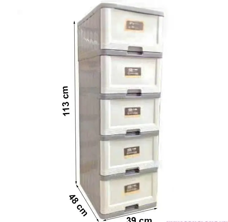 Tủ nhựa quần áo Song Long T880-5 5 tầng nhiều màu sắc