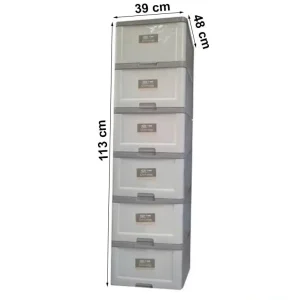 Tủ nhựa quần áo Song Long T880 6 tầng nhiều màu sắc