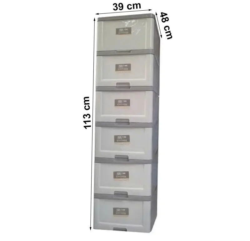 Tủ nhựa quần áo Song Long T880 6 tầng nhiều màu sắc