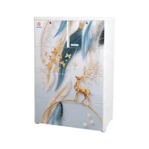 Tủ nhựa quần áo Việt Nhật Lucky lớn 4T 3824