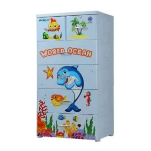 Tủ nhựa quần áo Việt Nhật Lucky lớn 5 tầng 3825