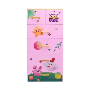 Tủ nhựa trẻ em Qui Phúc KID 5 tầng nhiều màu sắc