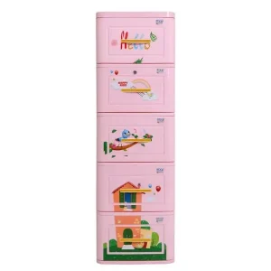 Tủ nhựa trẻ em Qui Phúc LUCKY 5 tầng nhiều màu sắc