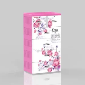 Tủ nhựa trẻ em cao cấp Đại Đồng Tiến Royal hoa hồng