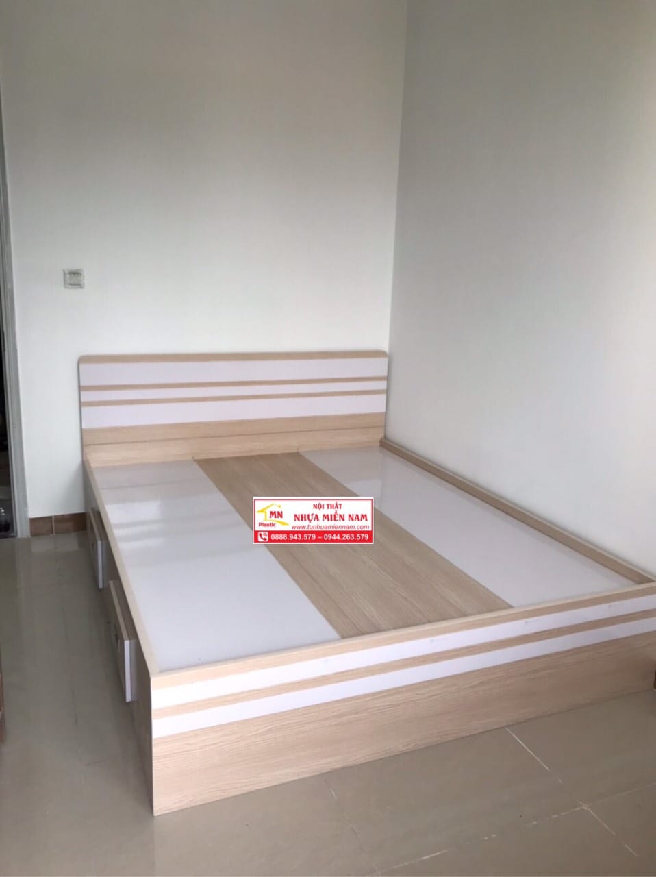 Giường ngủ nhựa Đài Loan Chinhuei hiện đại HĐ-GCH26