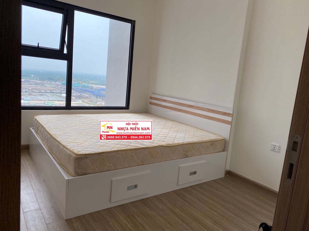 Giường ngủ nhựa Đài Loan Chinhuei hiện đại HĐ-GCH24