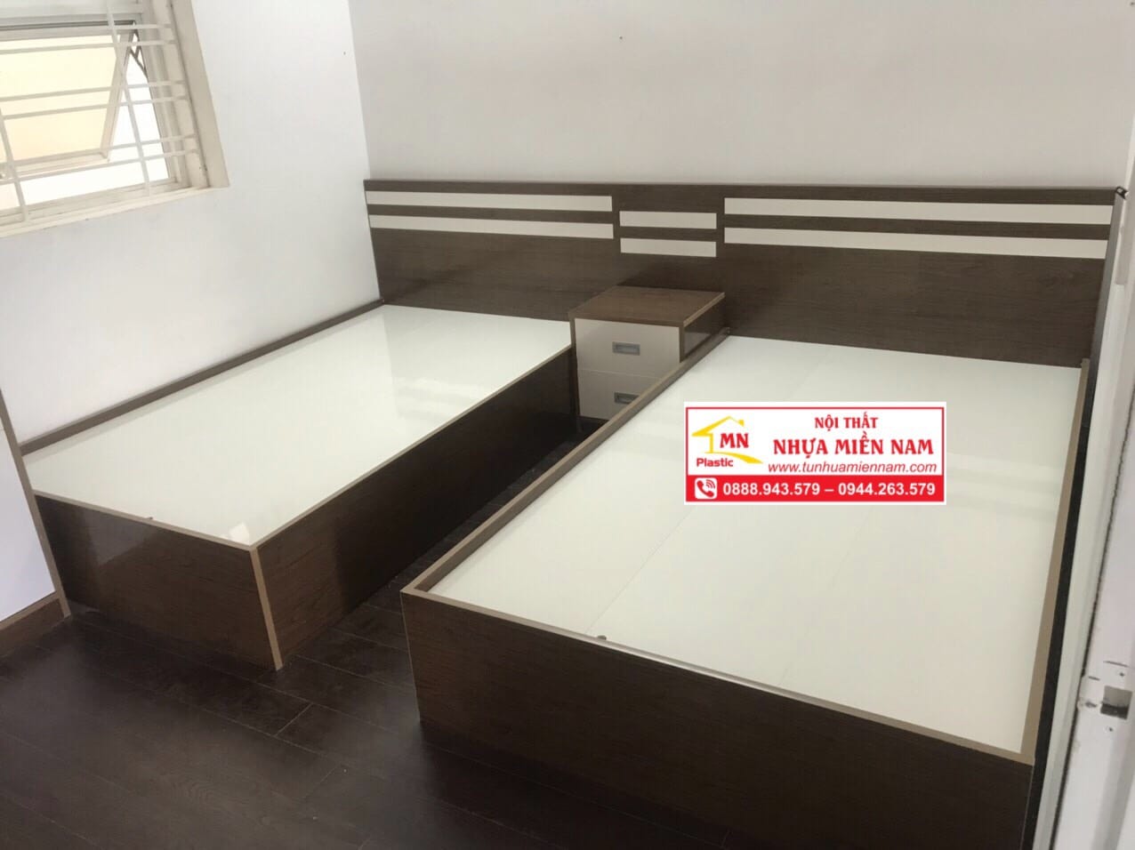 Giường ngủ nhựa Đài Loan Chinhuei hiện đại HĐ-GCH58
