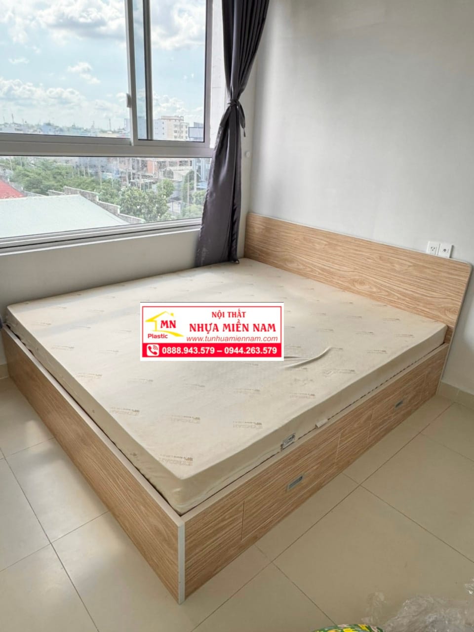Giường ngủ nhựa Đài Loan Chinhuei hiện đại HĐ-GCH66