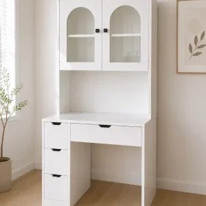 Bàn học nhựa Ecoplast trắng hiện đại BHE18