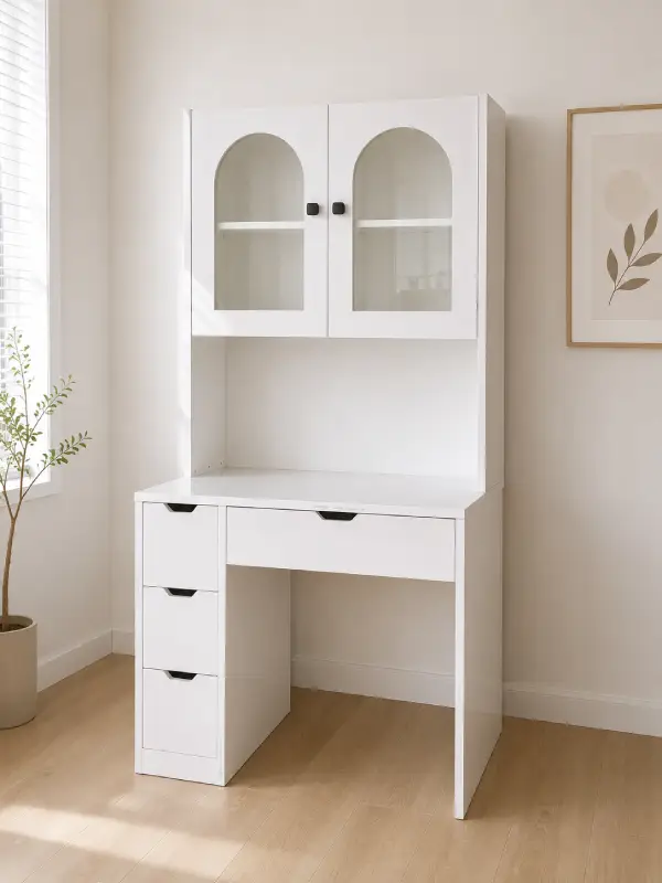 Bàn học nhựa Ecoplast trắng hiện đại BHE18