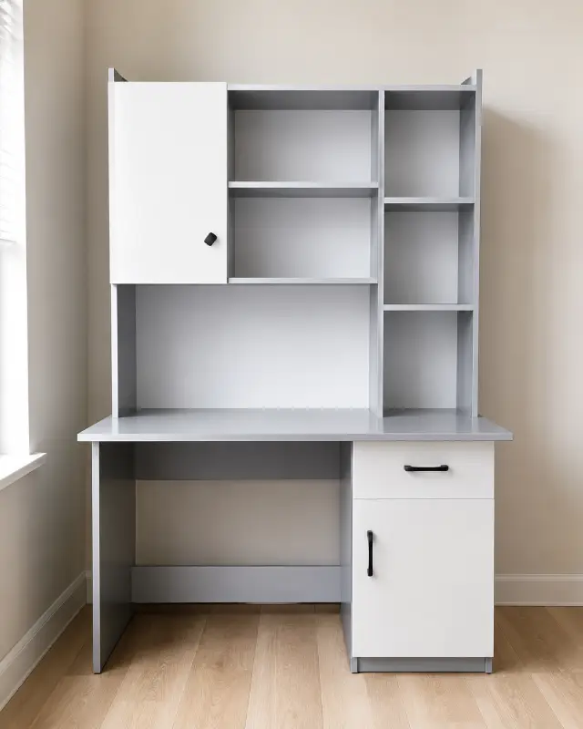 Bàn học nhựa Zukoplast xám hiện đại BHZK01