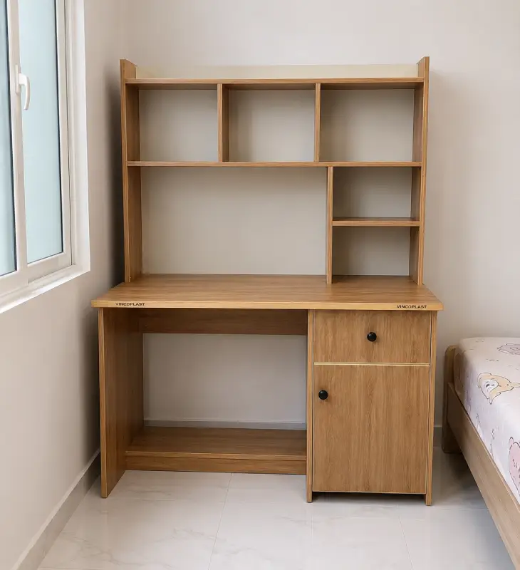 Bàn học sinh nhựa Vincoplast vân gỗ BHV16