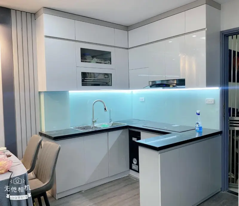 Tủ bếp chữ U nhựa Chin Huei Plus HĐ–TBC20