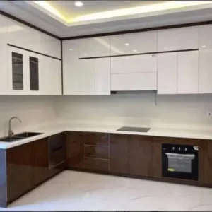 Tủ bếp nhựa Chin Huei Plus chữ L HĐ–TBC01