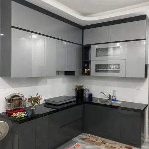 Tủ bếp nhựa Chin Huei Plus chữ L HĐ–TBC05