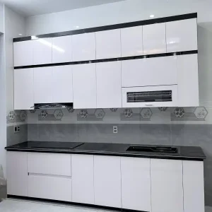 Tủ bếp nhựa Chin Huei Plus đơn giản HĐ–TBC04