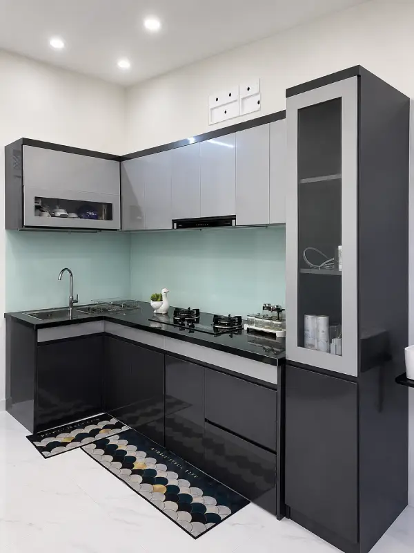 Tủ bếp nhựa Chin Huei Plus hiện đại HĐ–TBC15