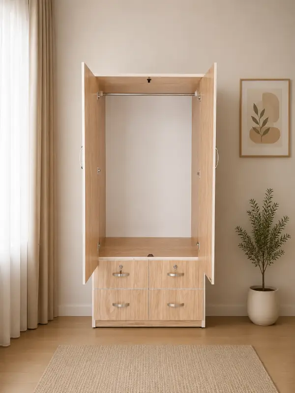 Tủ nhựa quần áo 2 cánh Chin Huei HĐ – TA08