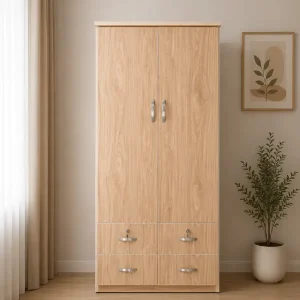 Tủ nhựa quần áo 2 cánh Chin Huei HĐ – TA08