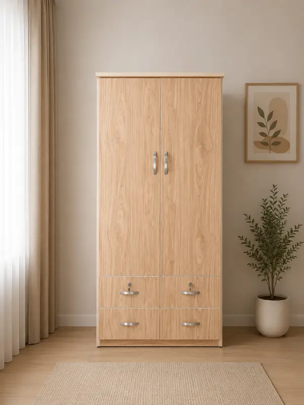Tủ nhựa quần áo 2 cánh Chin Huei HĐ – TA08
