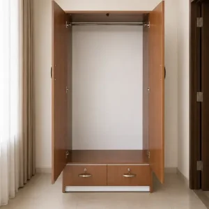 Tủ nhựa quần áo 2 cánh vân gỗ Chin Huei HĐ – TA05