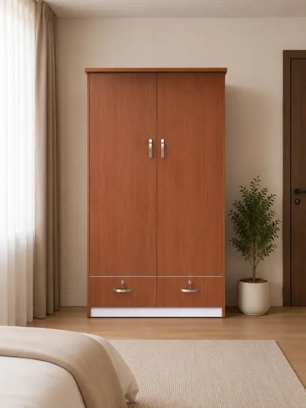 Tủ nhựa quần áo 2 cánh vân gỗ Chin Huei HĐ – TA05