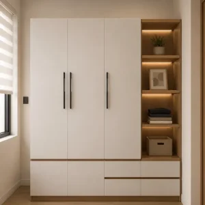 Tủ nhựa quần áo 3 cánh 1 kệ Chin Huei Plus HĐ - TC09