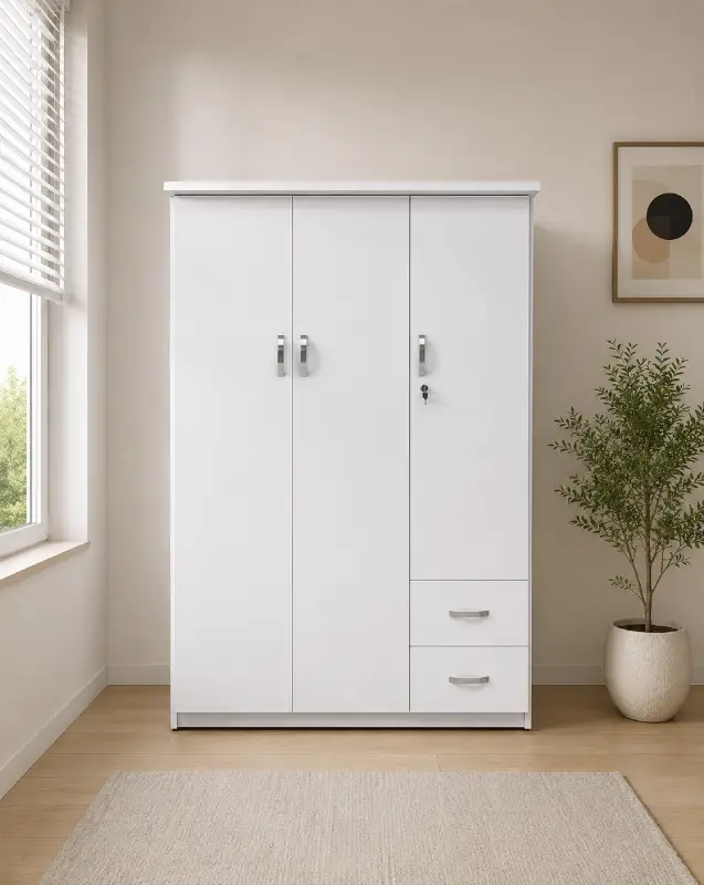 Tủ nhựa quần áo 3 cánh Chin Huei HĐ – TA21