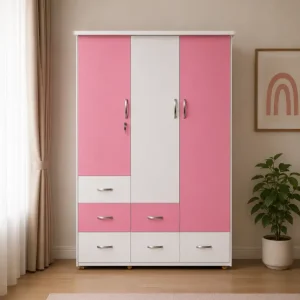 Tủ nhựa quần áo 3 cánh phối màu Chin Huei HĐ – TA29