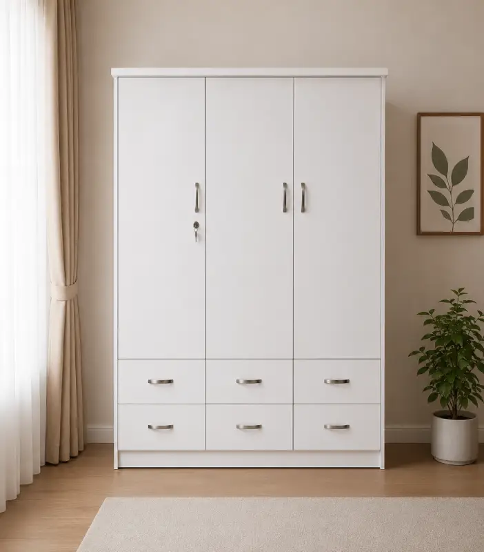 Tủ nhựa quần áo 3 cánh tiện dụng Chin Huei HĐ – TA28