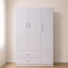 Tủ nhựa quần áo 3 cánh trắng Chin Huei Plus HĐ - TC04