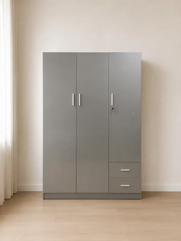 Tủ nhựa quần áo 3 cánh xám Chin Huei Plus HĐ - TC03